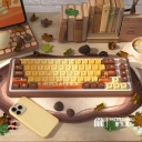 Autumn 104+34 / 54 MDA / Cherry Profile Keycap Set Cherry MX PBT Dye-subbed for Mechanical Gaming Keyboard